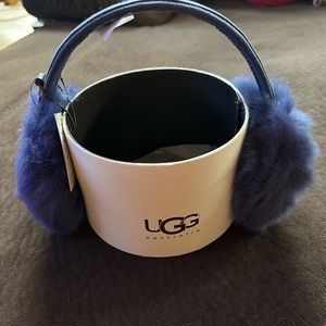 UGG Blue Earmuffs, women’s OS, NWT, brand new w/ original container